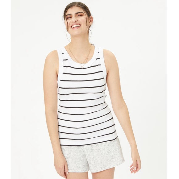 Michael Stars Tops - Black & White Stripes Paloma Tank Top Women’s Size Medium NEW